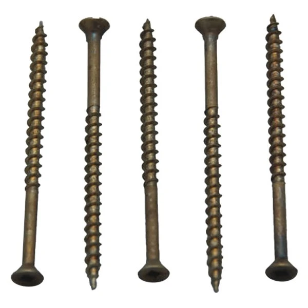 AP Products® - 8" X 3" Raw Square Flat Head Recess Screws