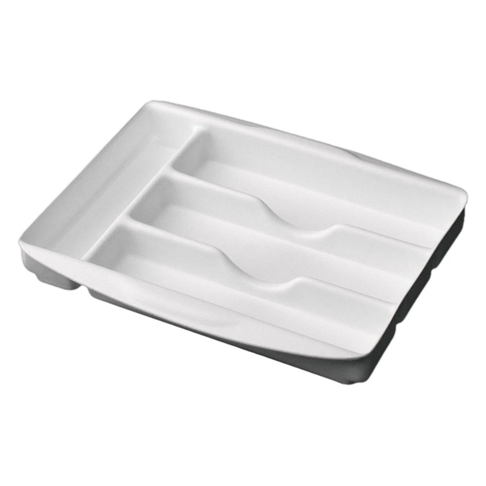 Icon Technologies® - Plastic Sliding Cutlery Tray With Compartments