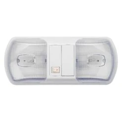 AP Products® 016-BL3001 - Brilliant Light Series Oblong Surface Mount Incandescent Double Bulbs Overhead Light With Switch (12.0"L X 5.3"W X 2.0"D)