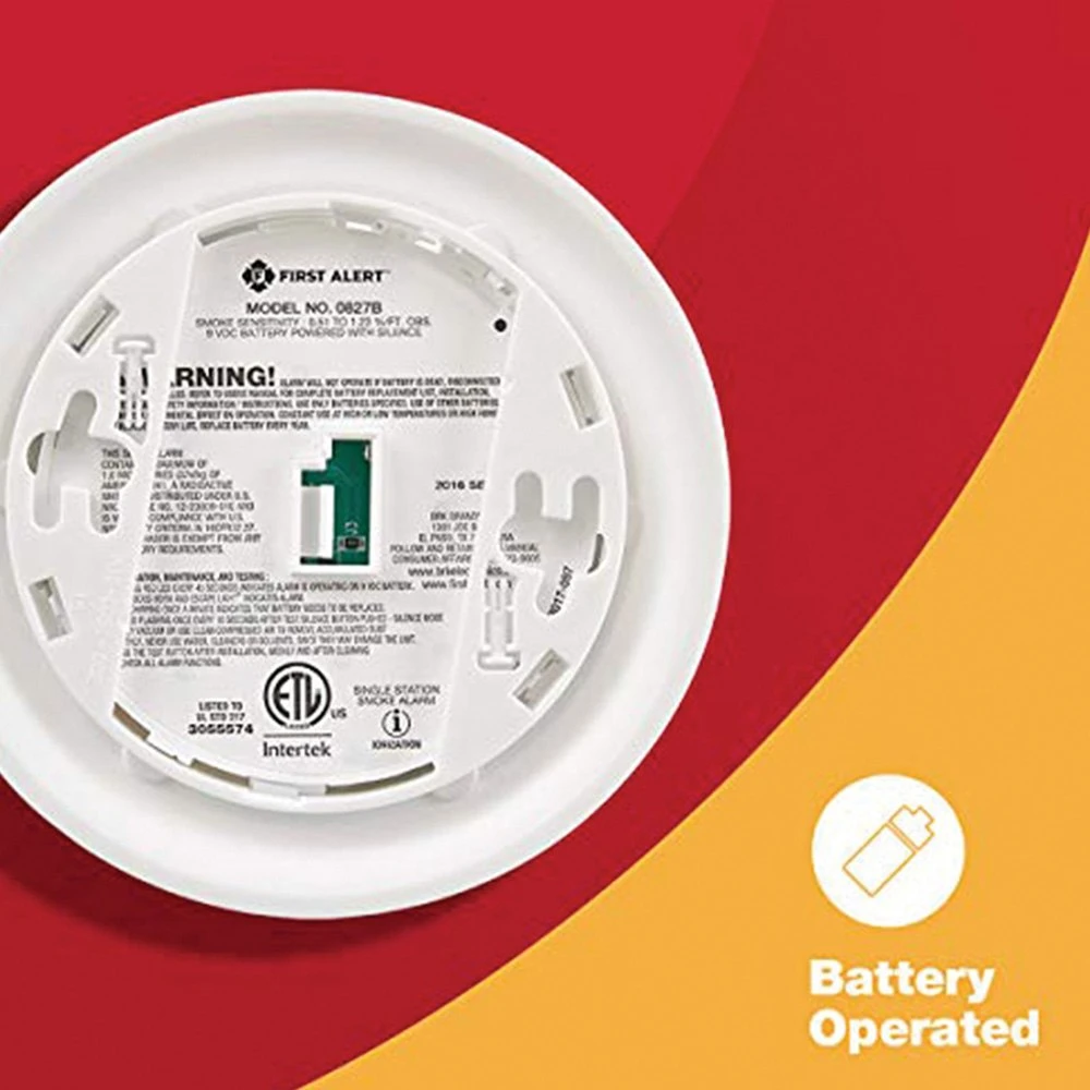 First Alert® - Battery White Surface Mount Smoke Alarm - Image 4