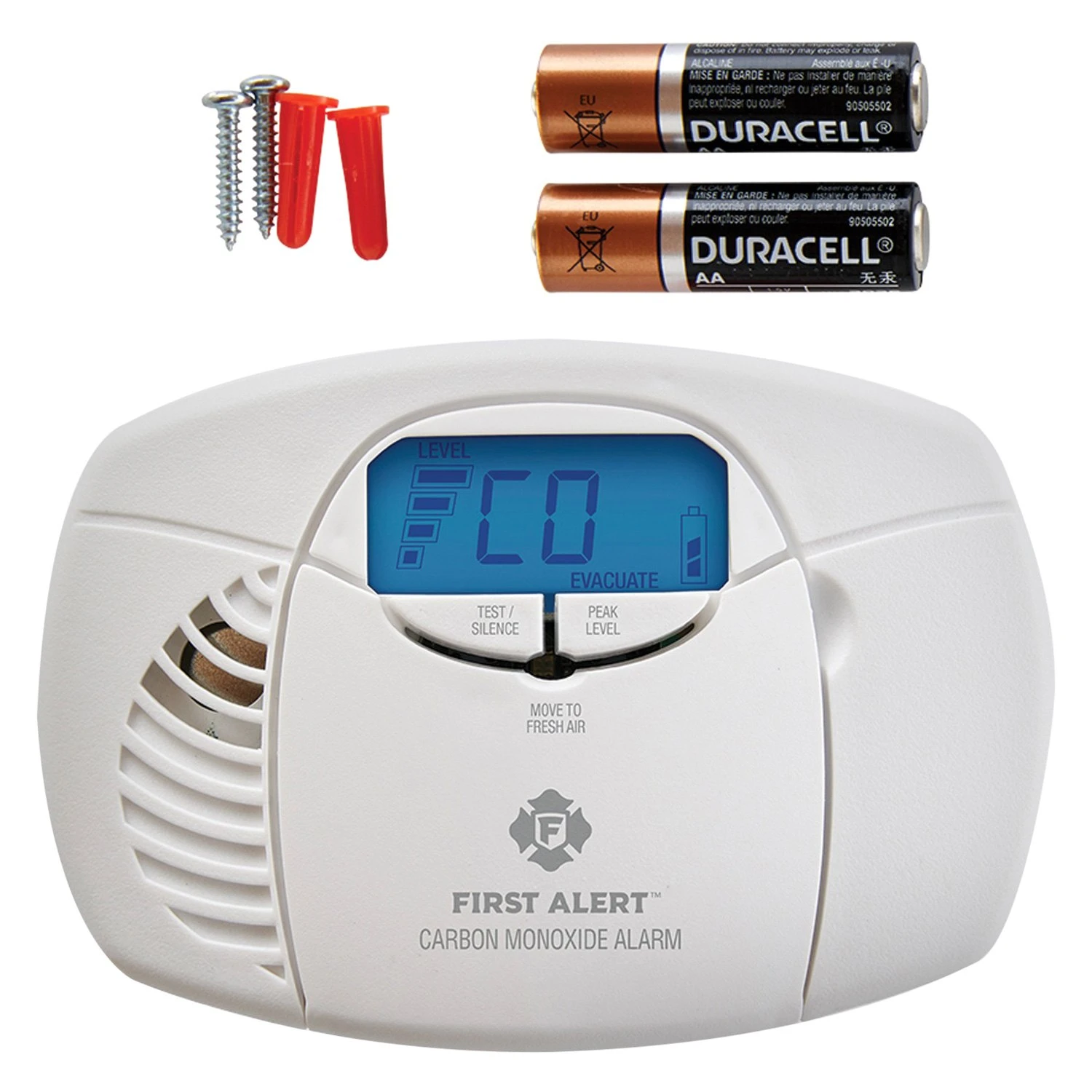 First Alert® - Battery White Carbon Monoxide Alarm With Digital Display - Image 6