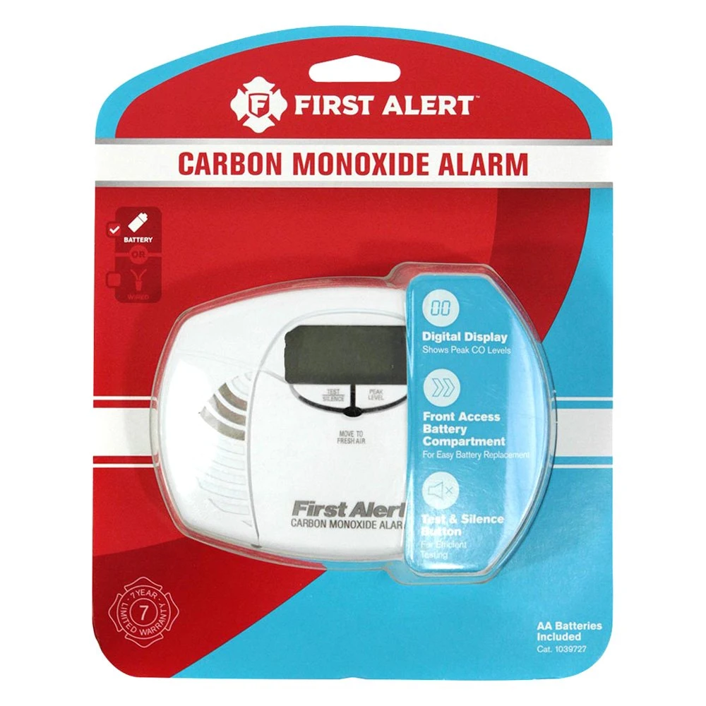 First Alert® - Battery White Carbon Monoxide Alarm With Digital Display - Image 8