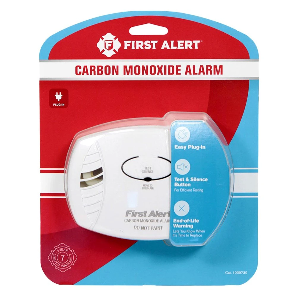 First Alert® - Basic™ Plug-in White Carbon Monoxide Alarm With Battery Backup - Image 5