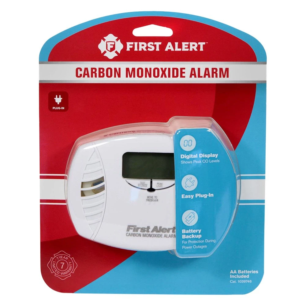 First Alert® - Plug-in White Carbon Monoxide Alarm With Battery Backup & Digital Display - Image 10