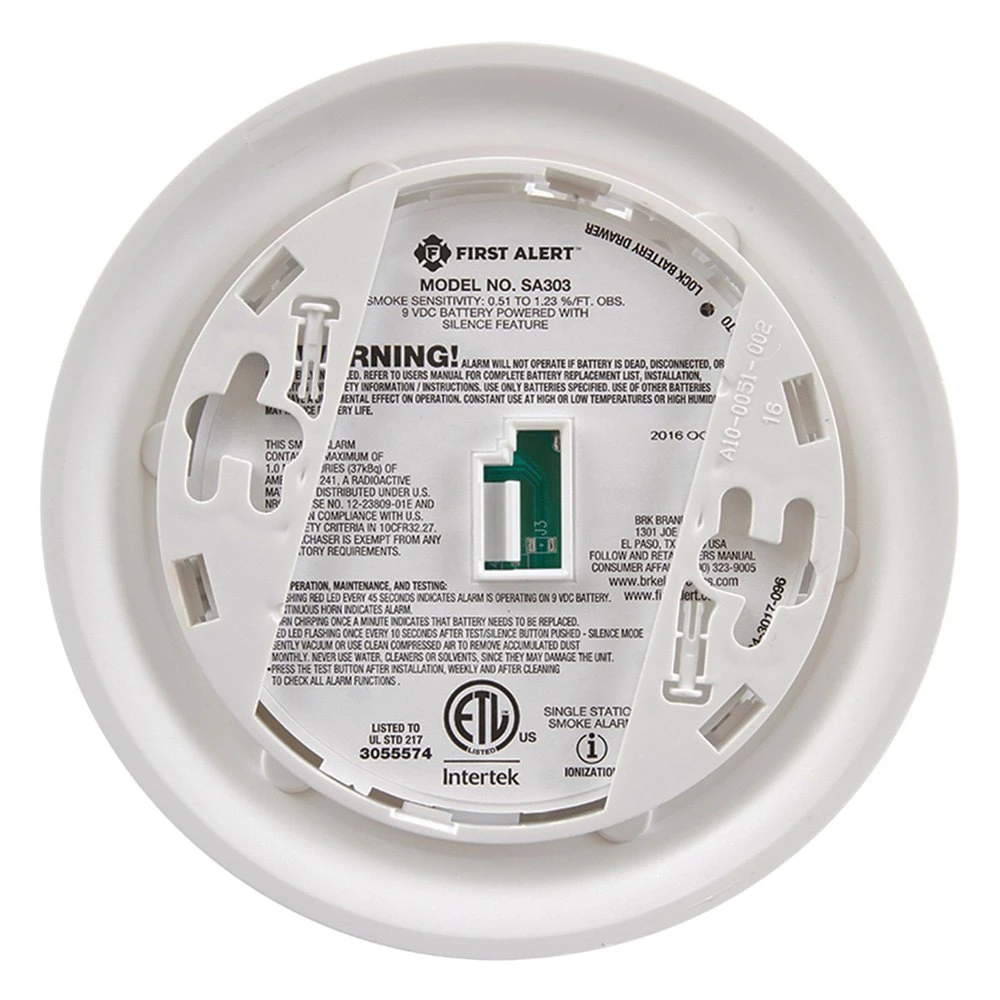 First Alert® - Basic™ Battery White Surface Mount Smoke Alarm - Image 3