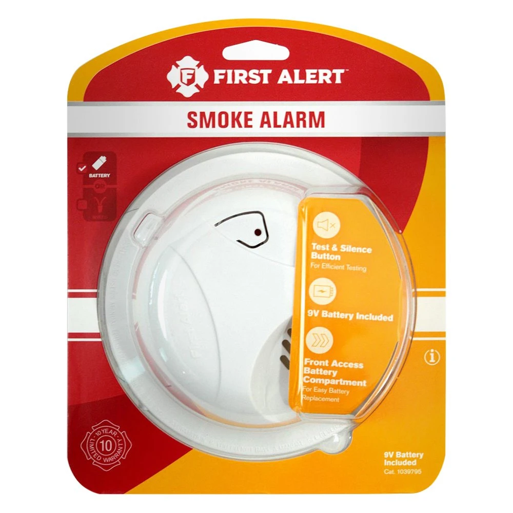 First Alert® - Basic™ Battery White Surface Mount Smoke Alarm - Image 8