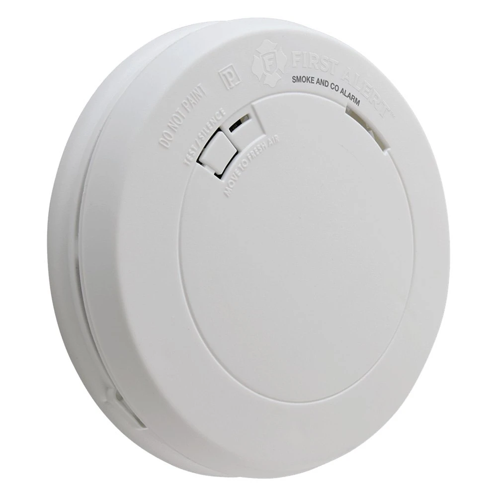 First Alert® - Battery White Surface Mount Smoke/Carbon Monoxide Alarm With Slim Profile