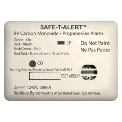 Safe-T-Alert® 25-741-WT - 25 Series™ White Surface Mount Propane/LP Gas Alarm