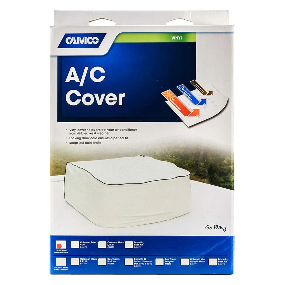 Camco® 45399 - Arctic White RV Air Conditioner Cover For Dometic RV™ Brisk II™ - Image 3