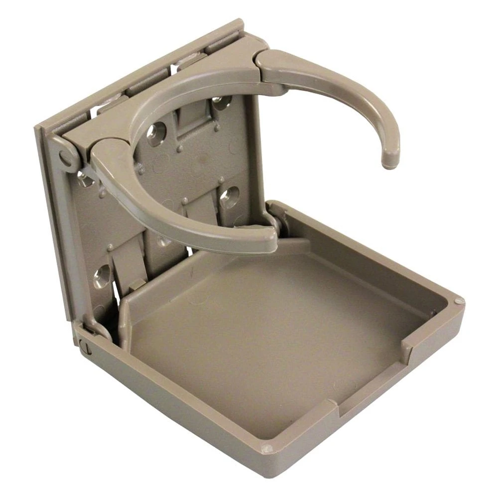 JR Products® 45623 - Tan Plastic Adjustable Cup Holder
