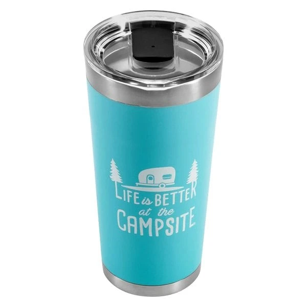 Camco® - "Life Is Better At The Campsite" 20 Oz. Stainless Steel Thermo Tumbler With "Life Is Better At The Campsite" Logo - Image 5