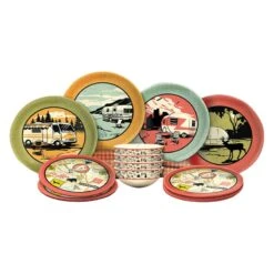 Camp Casual® - Melamine Dish Set (12 Piece)