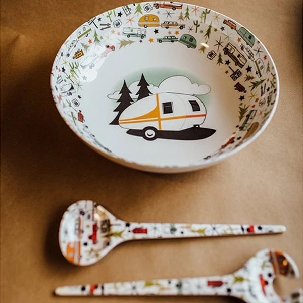 Camp Casual® - Melamine Serving Bowl And Servers - Image 2