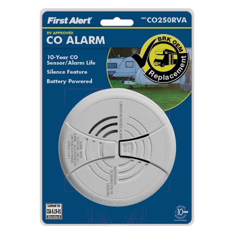 BRK® - Battery White Surface Mount CO Alarm With 9V Battery - Image 2