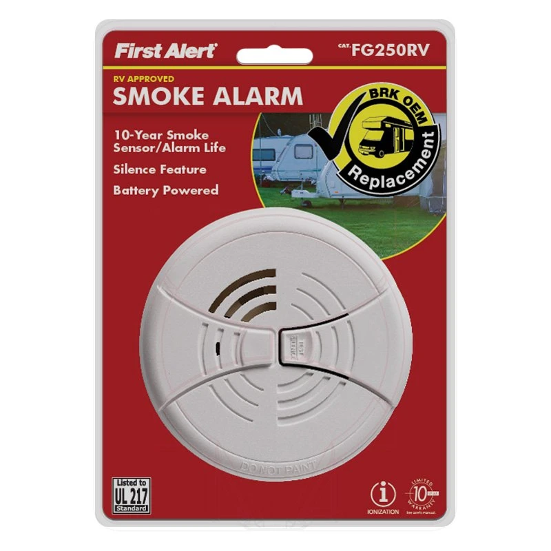 BRK® - Battery White Surface Mount Smoke Alarm With 9V Battery - Image 2