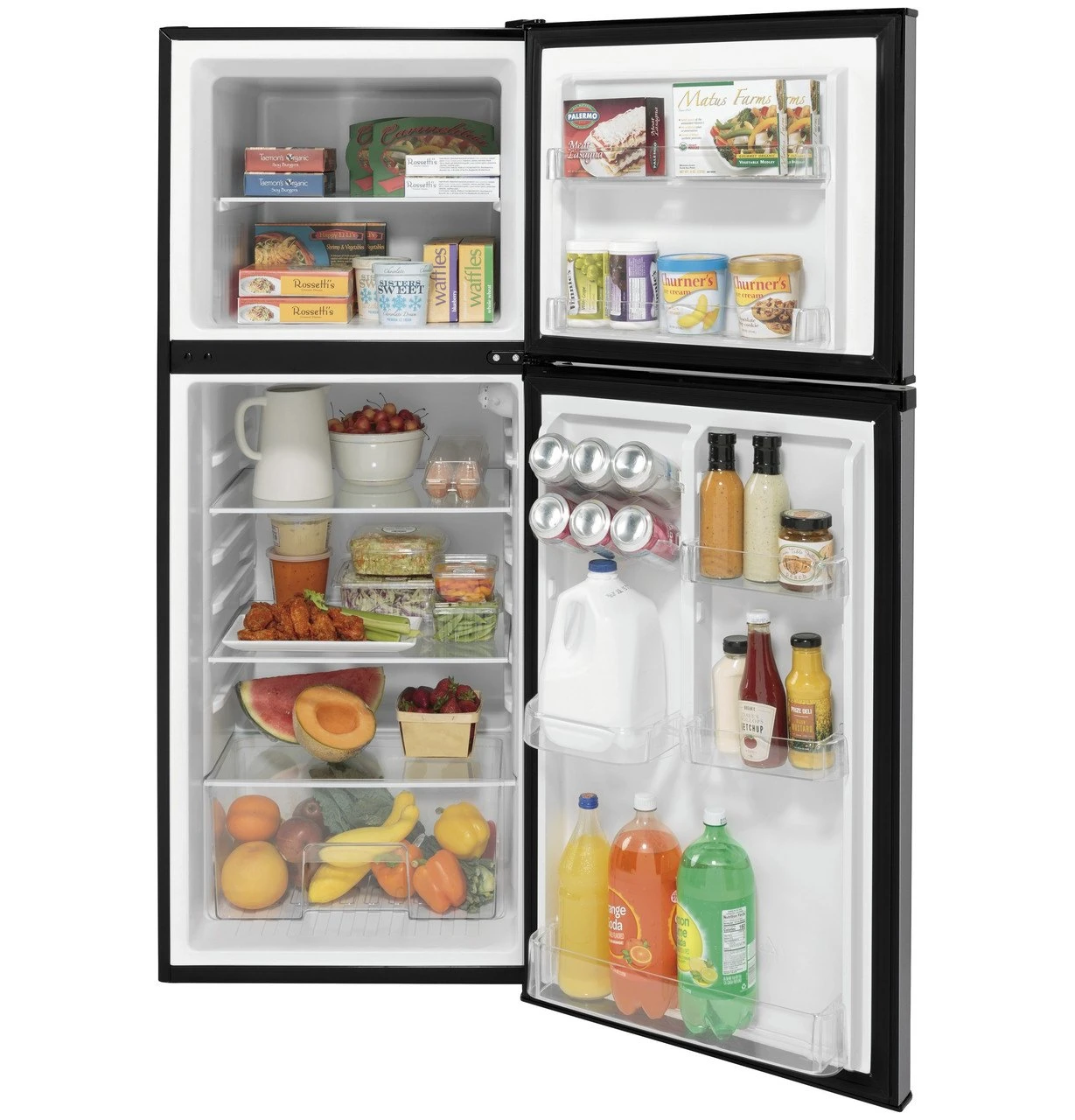 GE Appliances® - 9.8 Cu. Ft. 12 Volt DC Power Top-Freezer Refrigerator - Image 4