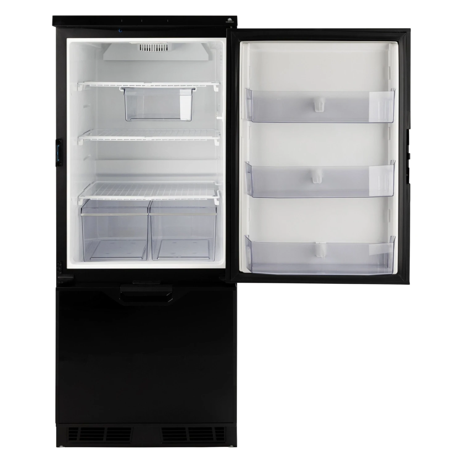 Norcold® - N2000 Series 6.2 Cu Ft Black DC Built-In Double Door RV Refrigerator & Freezer - Image 2