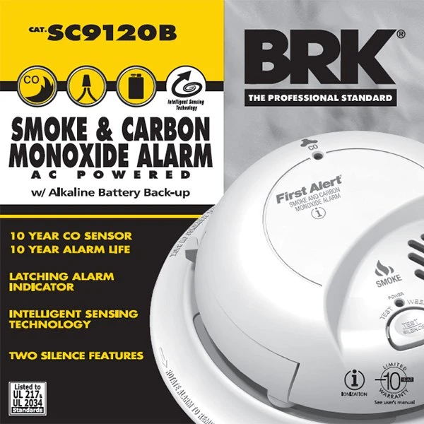 BRK® - Hardwired White Surface Mount Smoke/CO Alarm - Image 2