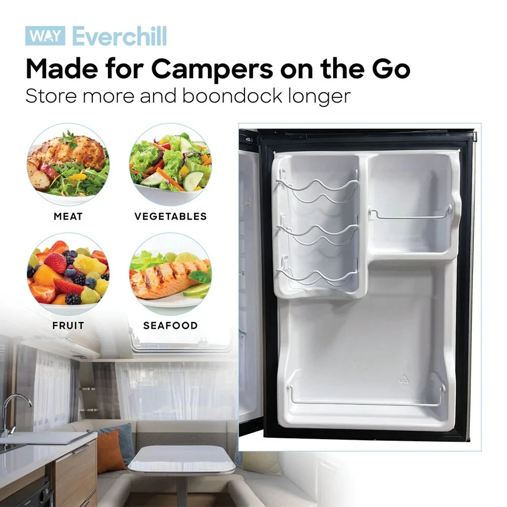 Way Interglobal® WD-127FDC/RHH - Everchill™ 4.5 Cu Ft 2 Doors Right Hand RV Refrigerator - Image 11